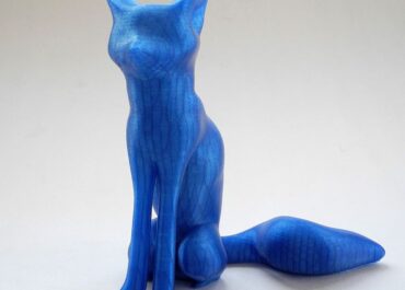 3d printed fox statue